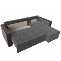Угловой диван Валенсия Лайт (рогожка серый) - Изображение 1